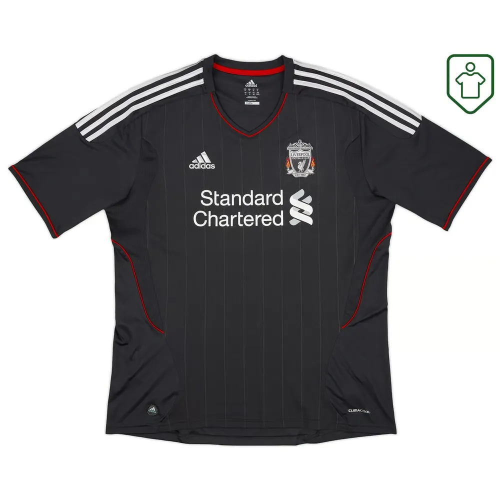 Men's Liverpool 2011/12 Away Retro Shirt Gerrard #8 - Image 2