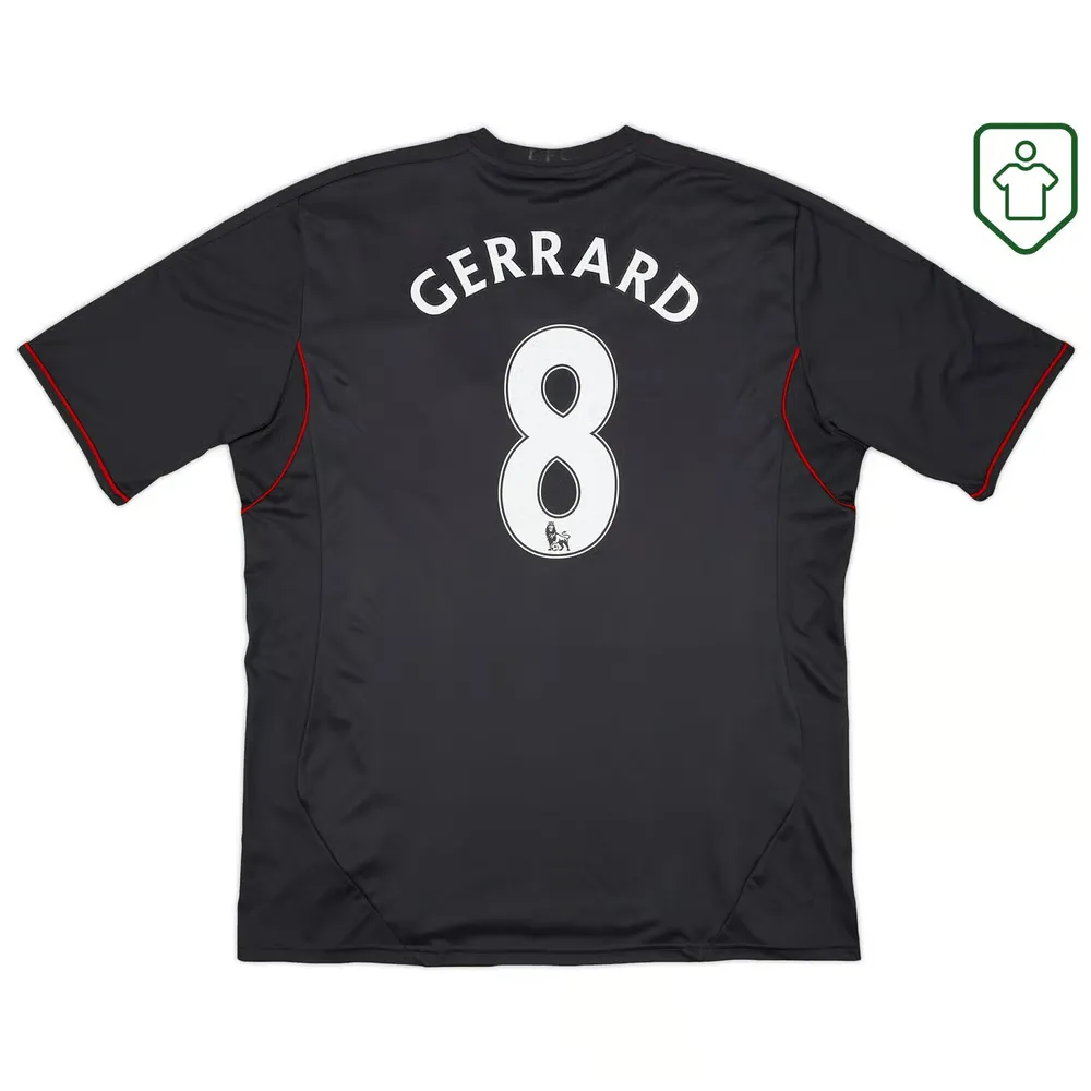 Men's Liverpool 2011/12 Away Retro Shirt Gerrard #8