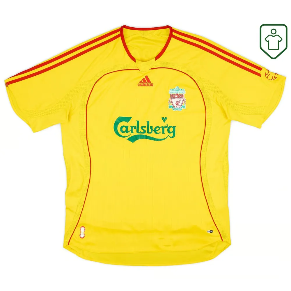 Men's Liverpool 2006/07 Away Retro Shirt Gerrard #8 - Image 2