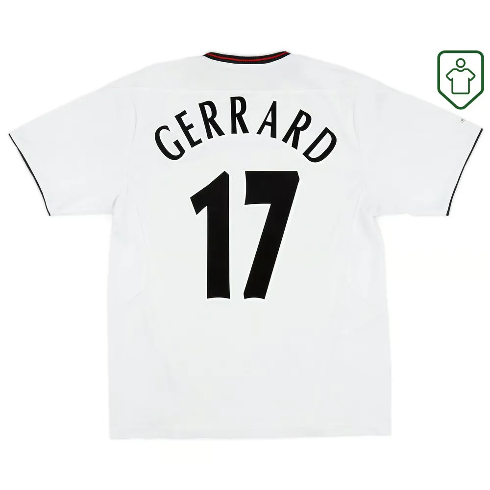Men's Liverpool 2003/04 Away Retro Shirt Gerrard #17