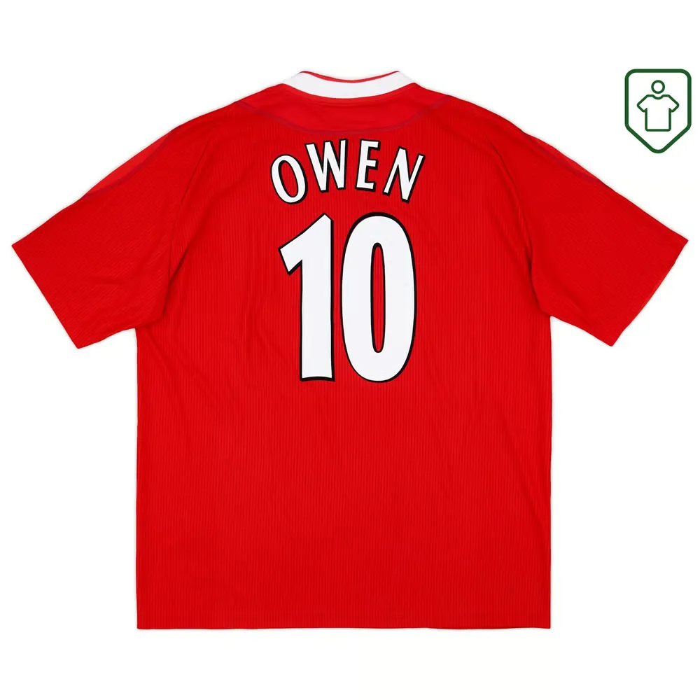 Men's Liverpool 2002/04 Home Retro Shirt Owen #10