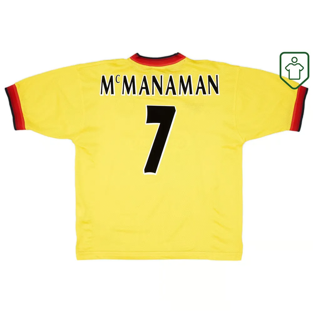 Men's Liverpool 1997/98 Away Retro Shirt McManaman #7