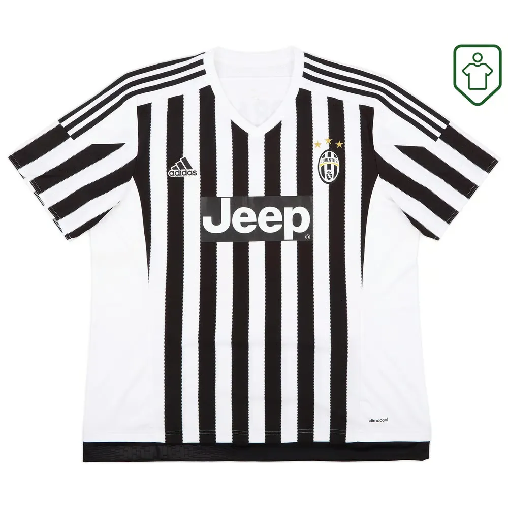 Men's Juventus 2015/16 Home Retro Shirt Morata #9 - Image 2