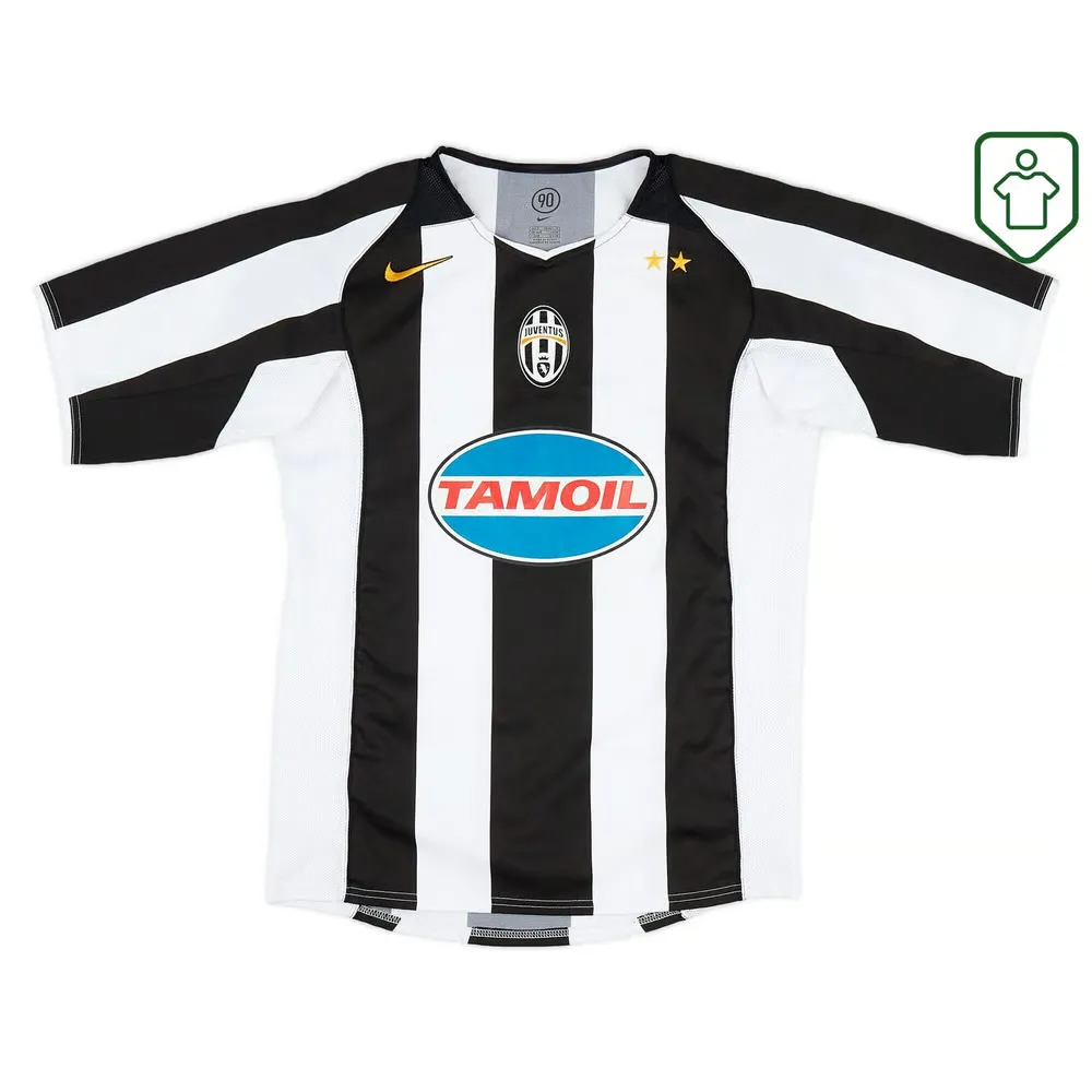 Men's Juventus 2004/05 Home Retro CL Shirt
