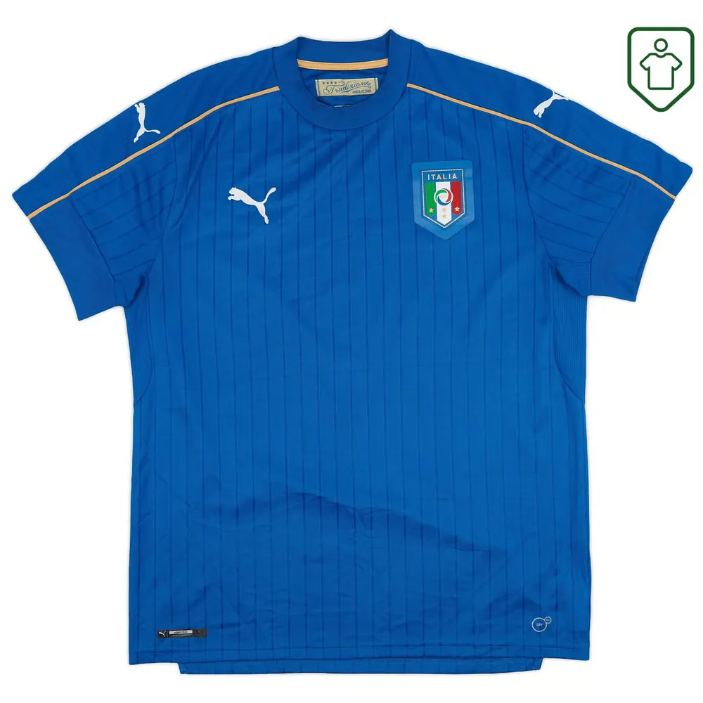 Men's Italy 2016/17 Home Retro Shirt