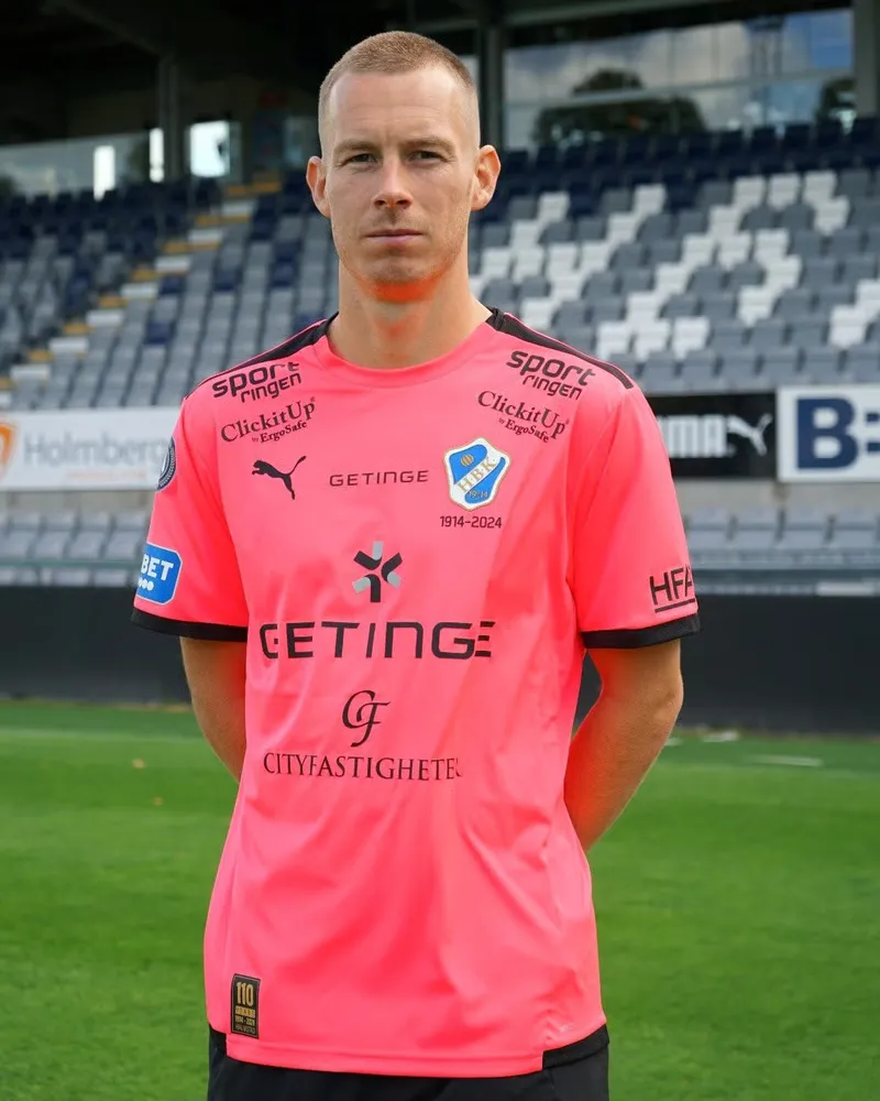 Men's Halmstads BK 2024 Third Shirt - Pink