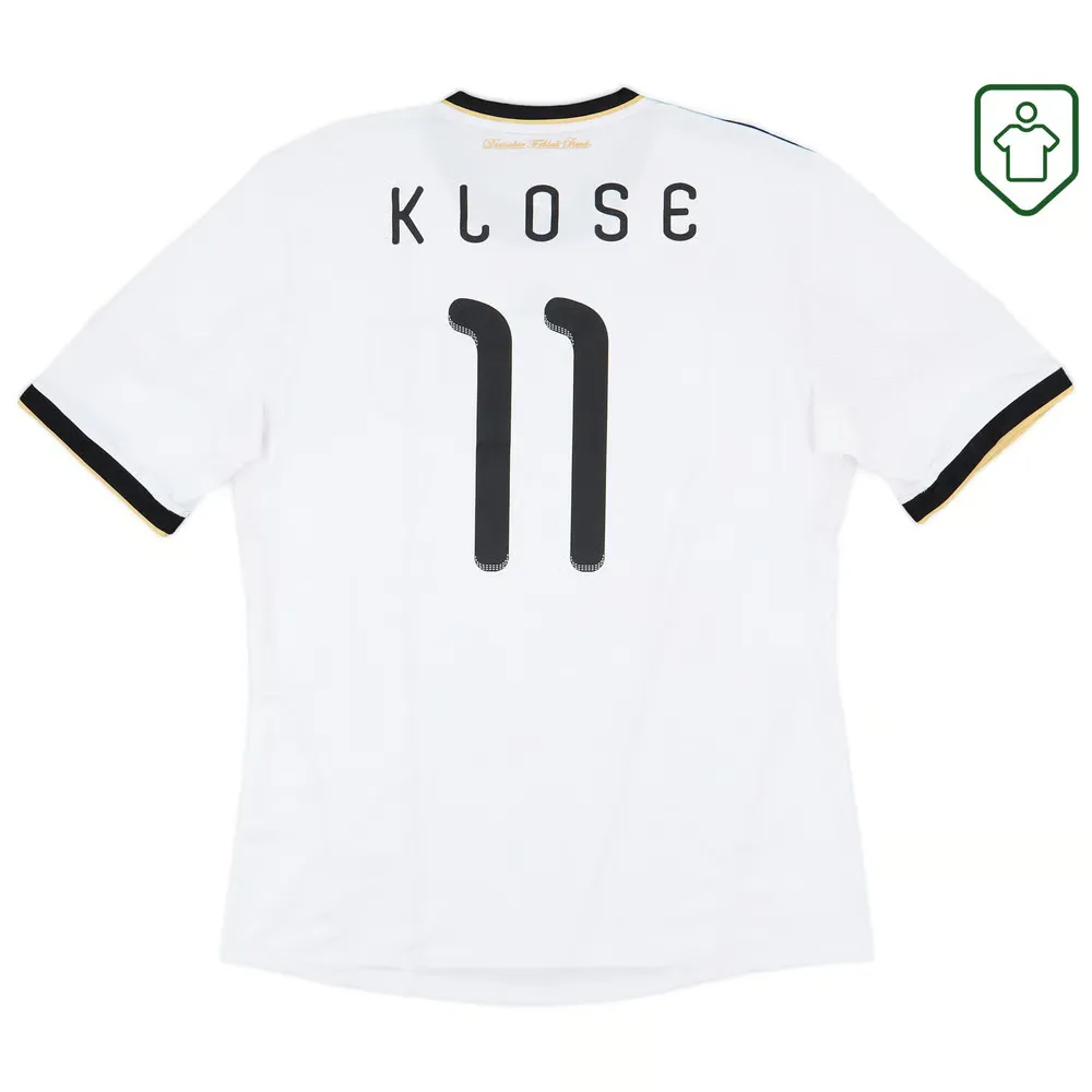 Men's Germany 2010/11 Home Retro Shirt Klose #11