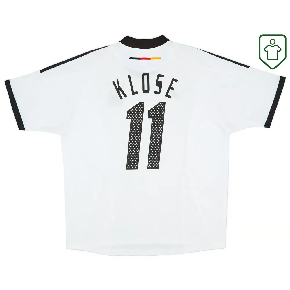 Men's Germany 2002/04 Home Retro Shirt Klose #11