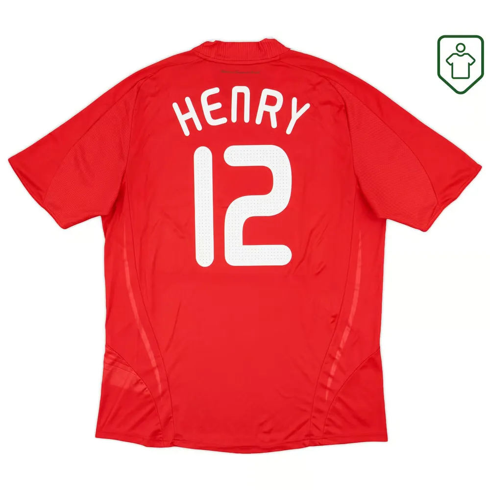 Men's France 2007/08 Away Retro Shirt Henry #12