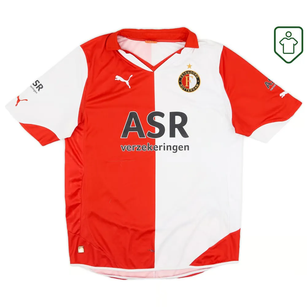 Men's Feyenoord 2010/11 Home Retro Shirt