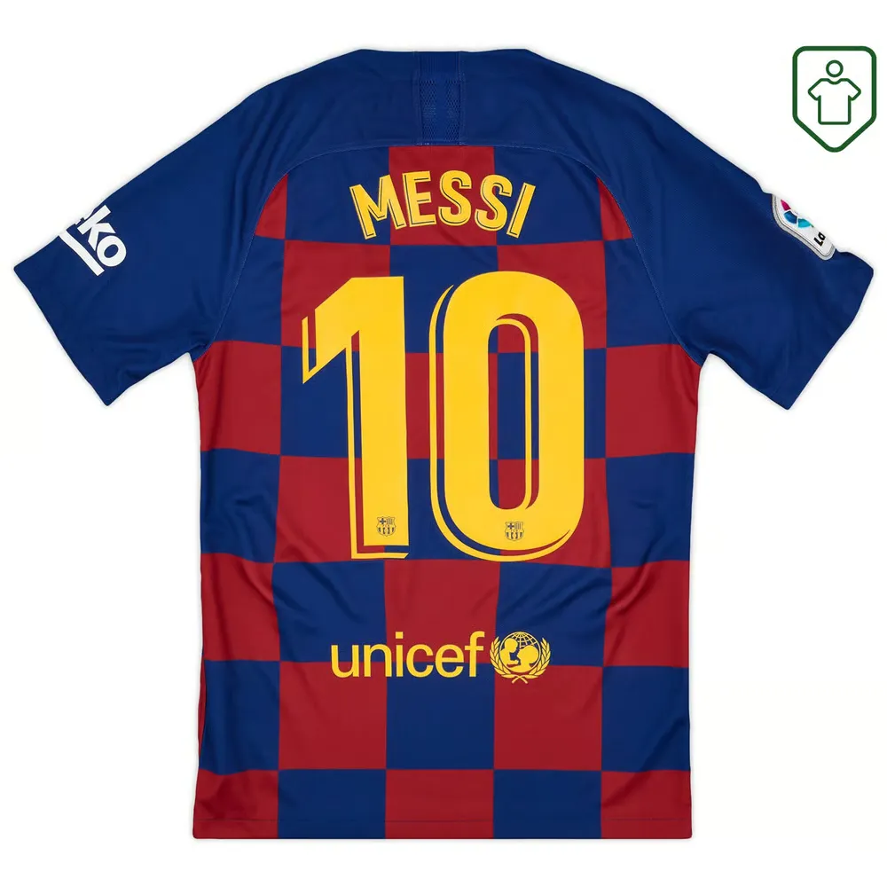 Men's FC Barcelona 2019/20 Home Retro Shirt Messi #10