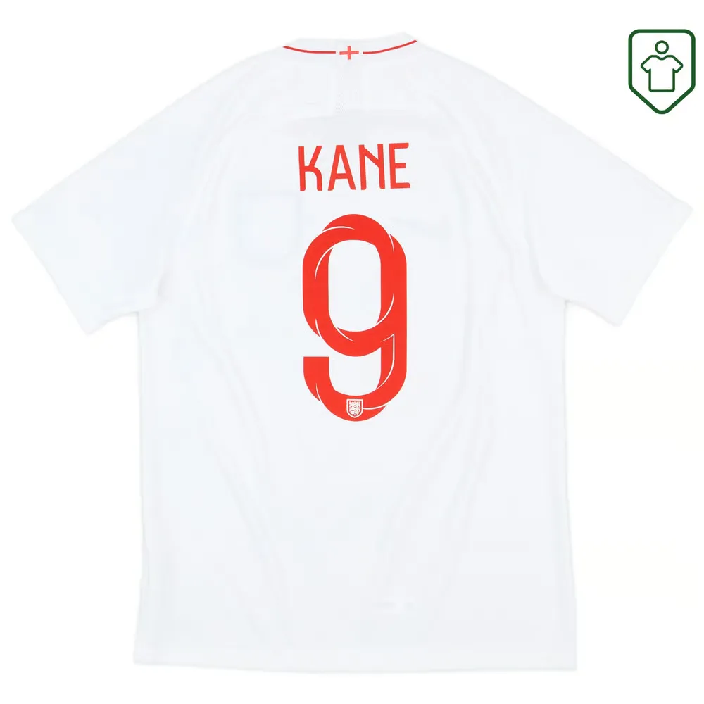 Men's England 2018/19 Home Retro Shirt Kane #9