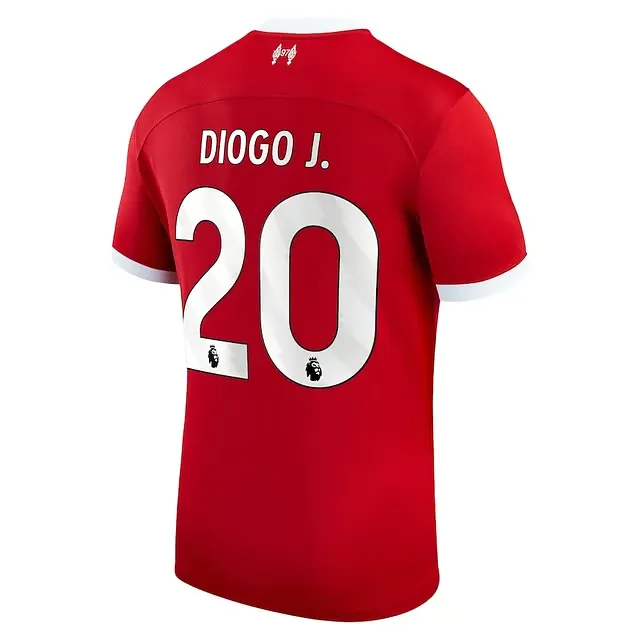 Men's Diogo Jota #20 Liverpool 2023/24 Home Shirt