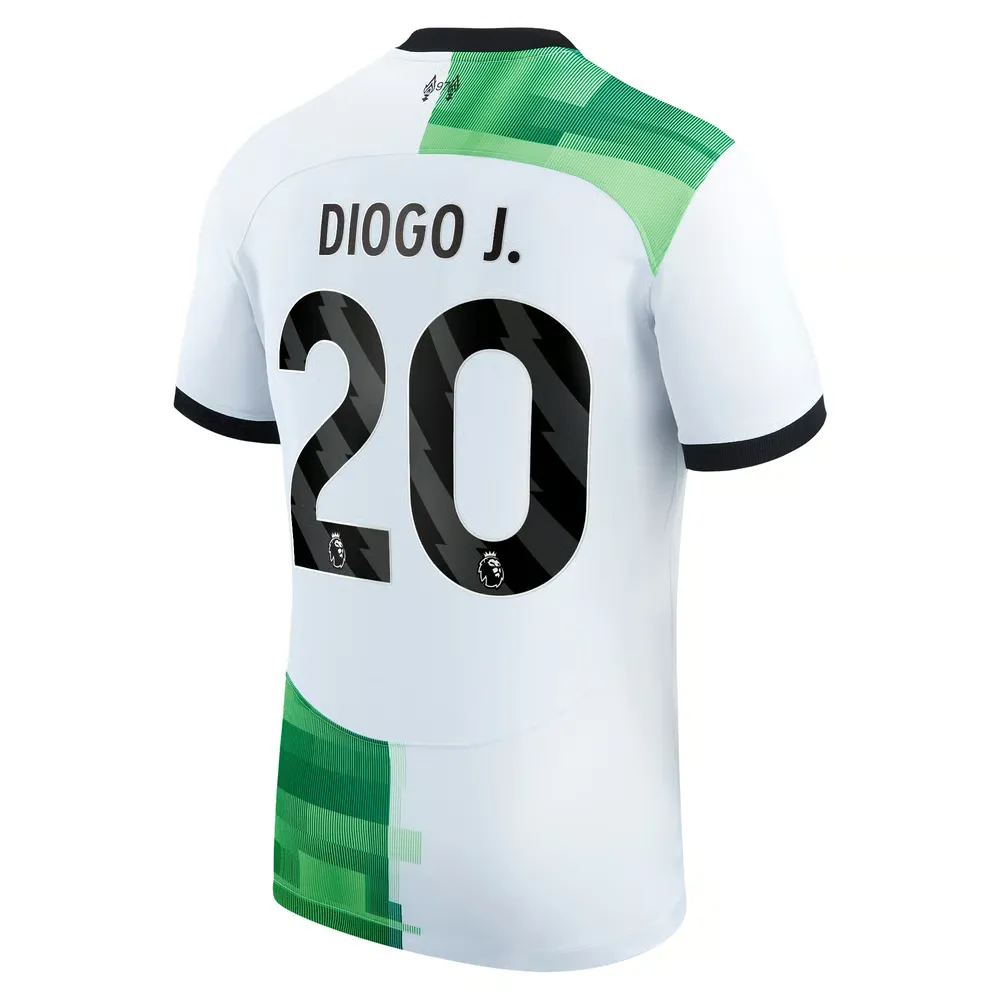 Men's Diogo Jota #20 Liverpool 2023/24 Away Shirt
