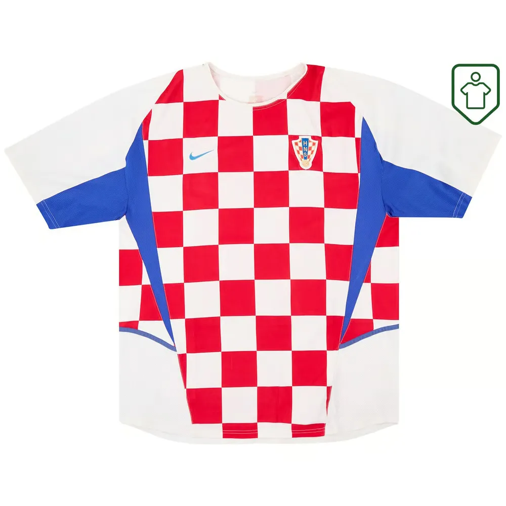 Men's Croatia 2002/04 Home Retro Shirt