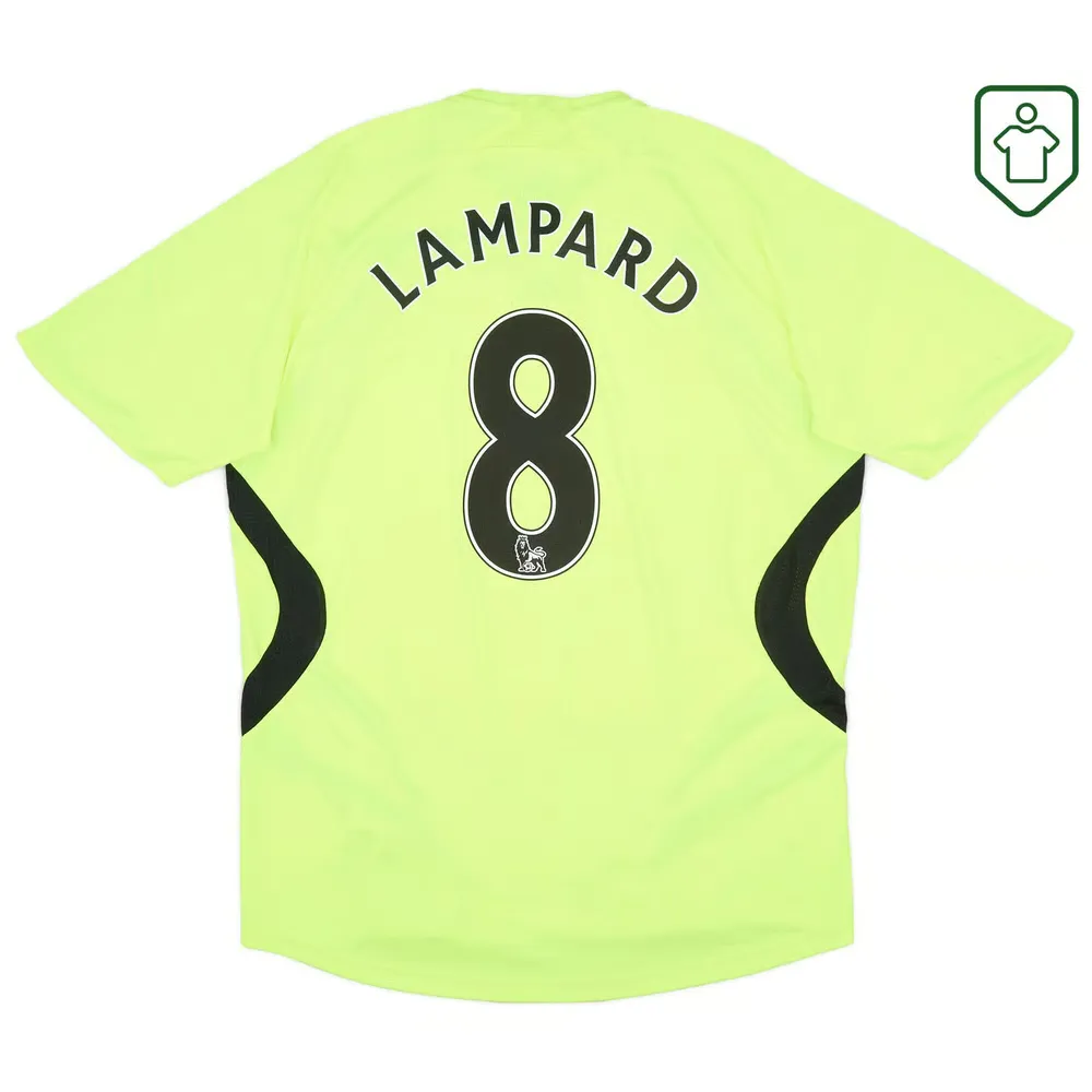 Men's Chelsea 2007/08 Aawy Retro Shirt Lampard #8