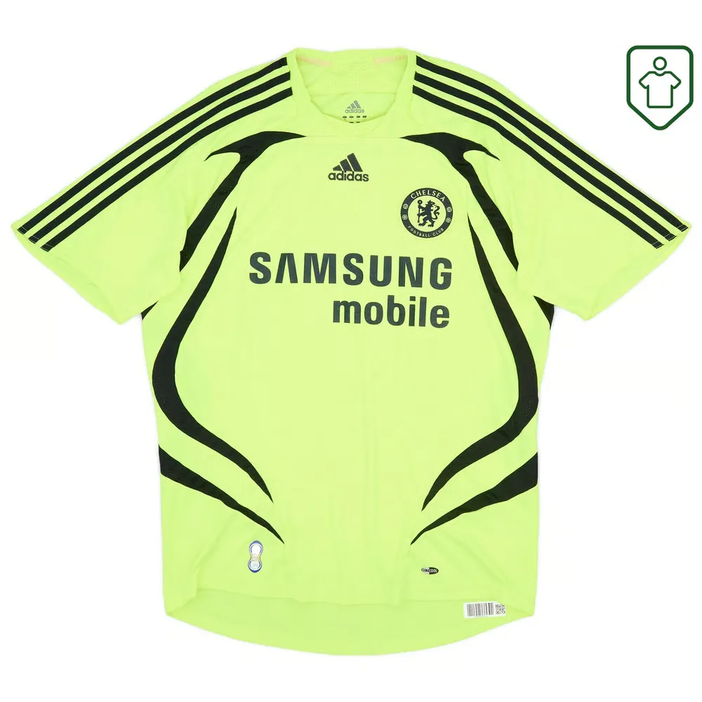 Men's Chelsea 2007/08 Aawy Retro Shirt Lampard #8 - Image 2
