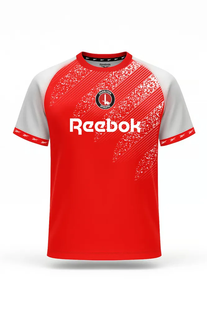 Men's Charlton Athletic 2025/26 Home Warm Up Shirt