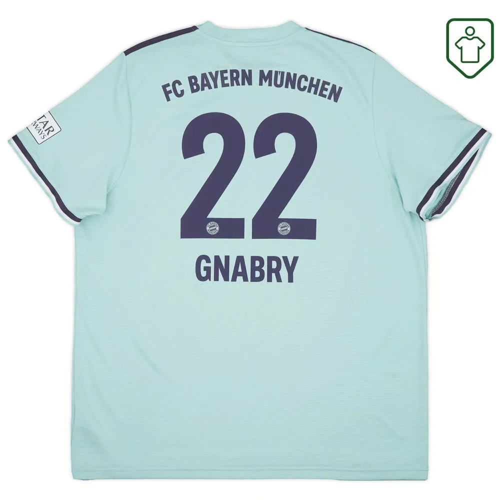 Men's Bayern Munich 2018/19 Away Retro Shirt Gnabry #22