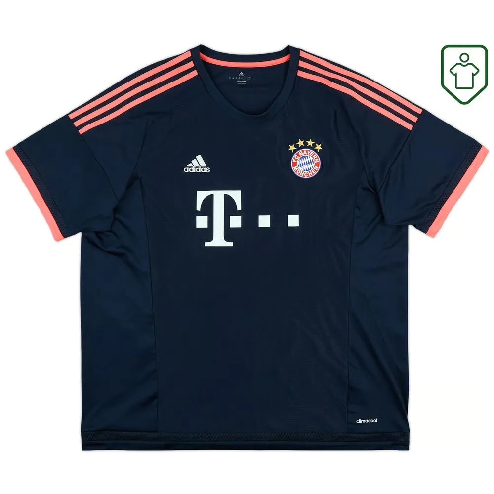 Men's Bayern Munich 2015/16 Retro Shirt Thiago #6 - Image 2