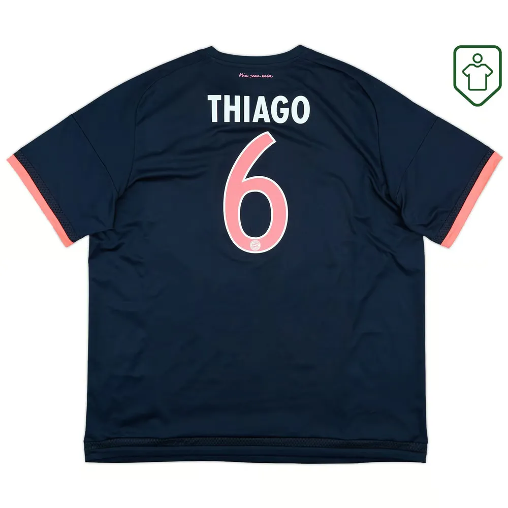Men's Bayern Munich 2015/16 Retro Shirt Thiago #6