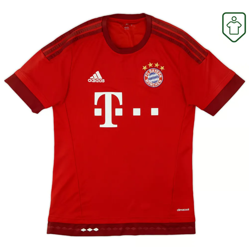 Men's Bayern Munich 2015/16 Home Retro Shirt Thiago #6 - Image 2