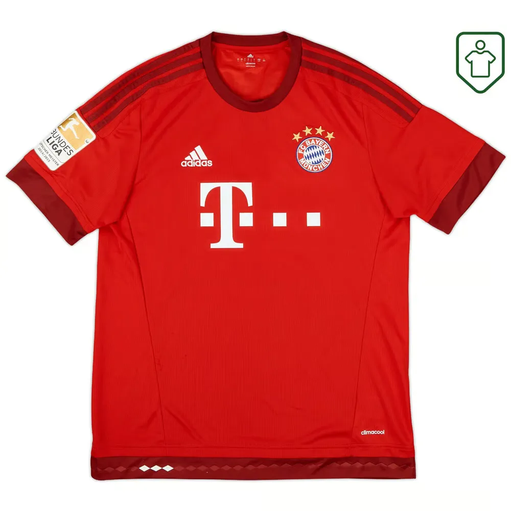 Men's Bayern Munich 2015/16 Home Retro Shirt Lewandowski #9 - Image 2