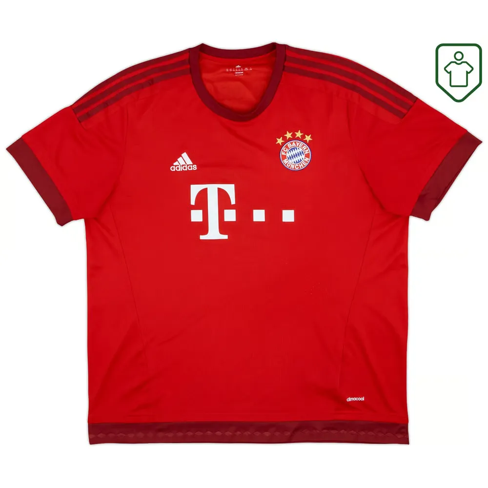 Men's Bayern Munich 2015/16 Home Retro Shirt Alonso #3 - Image 2