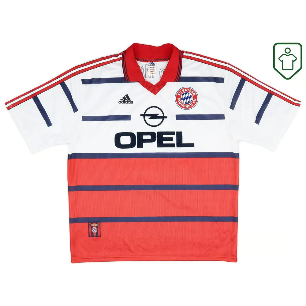 Men's Bayern Munich 1998/00 Away Retro Shirt Matthäus #10 - Image 2