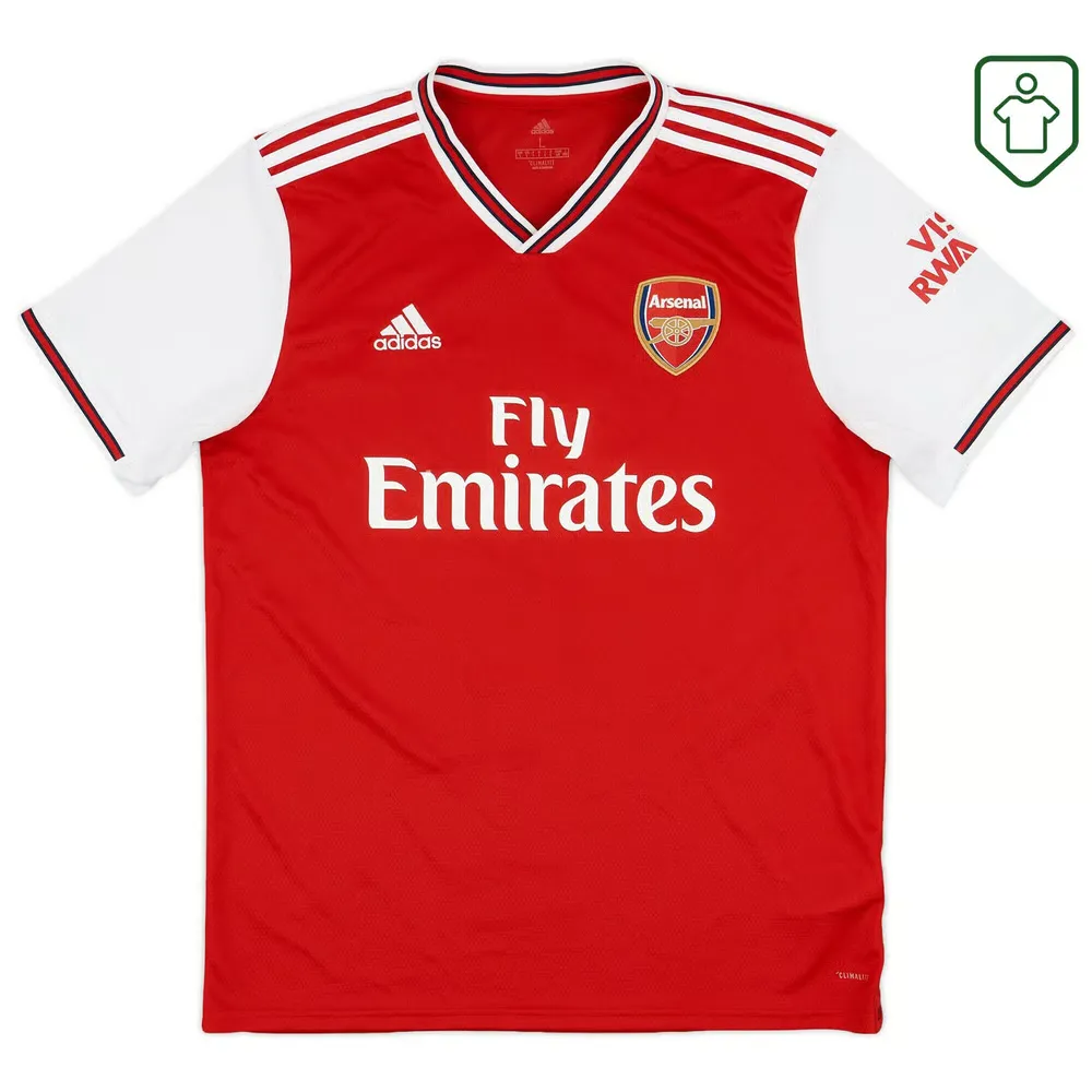 Men's Arsenal 2019/20 Home Retro Shirt Saka #77 - Image 2