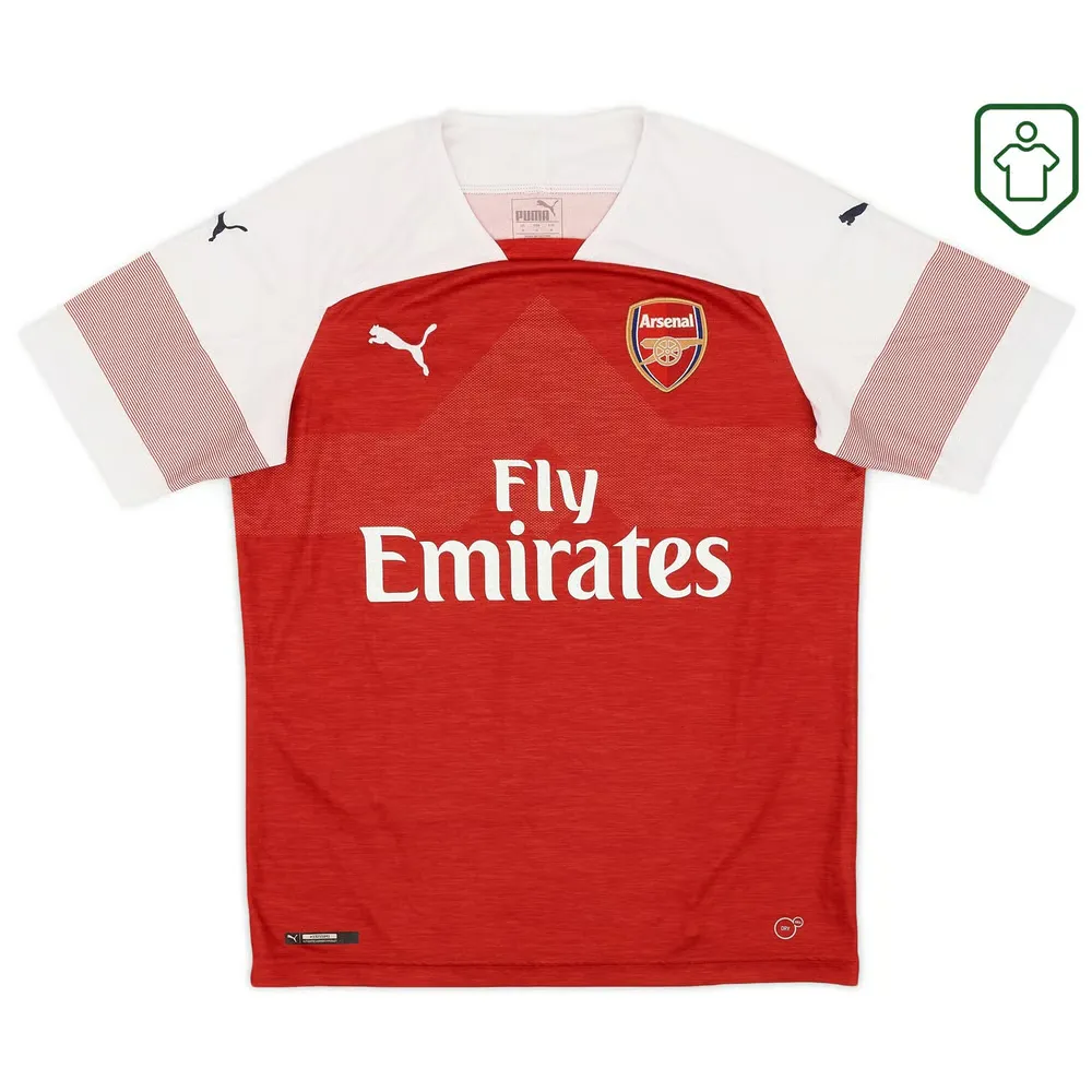Men's Arsenal 2018/19 Home Retro Shirt Xhaka #34 - Image 2