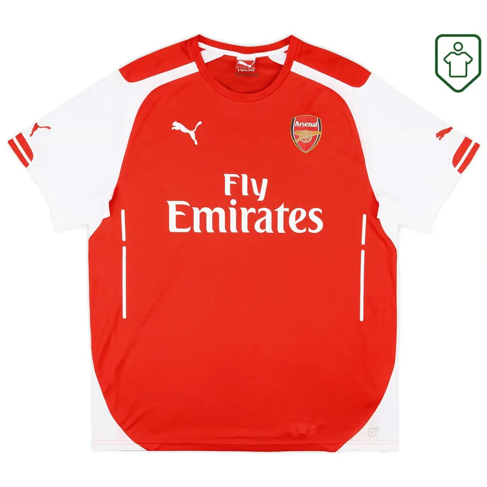Men's Arsenal 2014/15 Home Retro Shirt Arteta #8 - Image 2