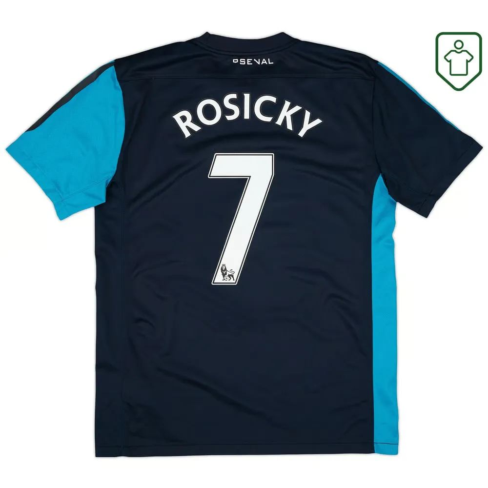 Men's Arsenal 2011/12 Away Retro Shirt Rosicky #7