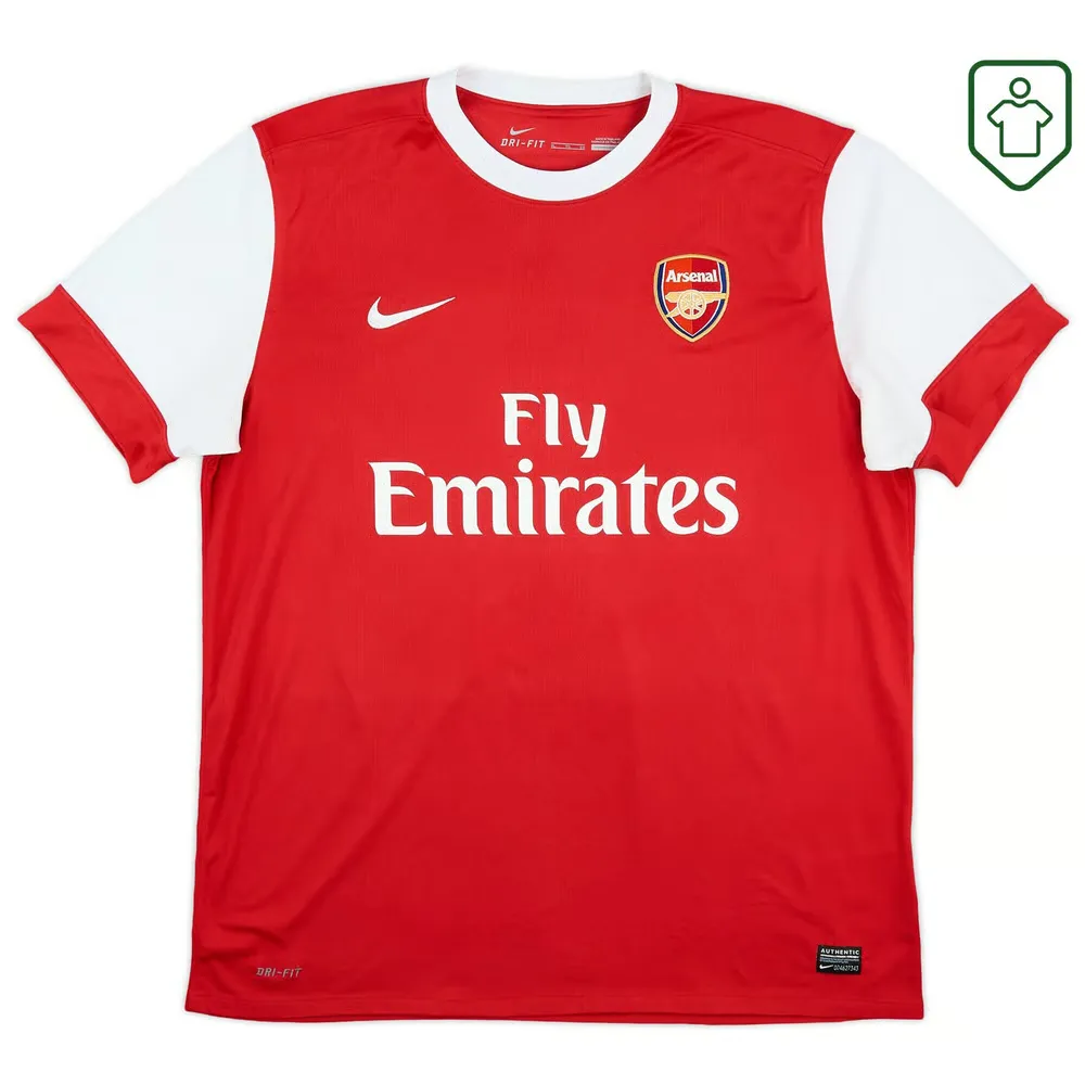 Men's Arsenal 2010/11 Home Retro Shirt Fabregas #4 - Image 2