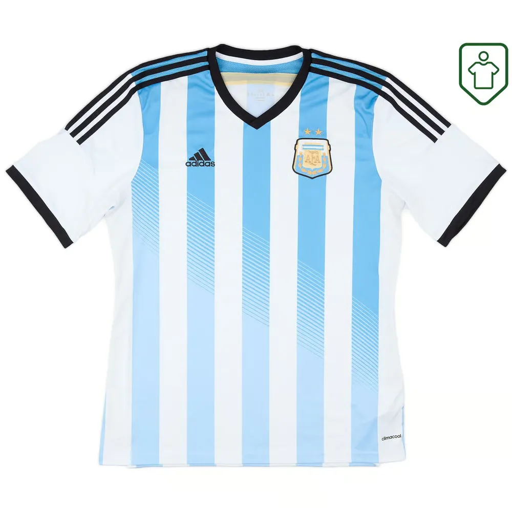Men's Argentina 2013/15 Home Retro Shirt - Blue