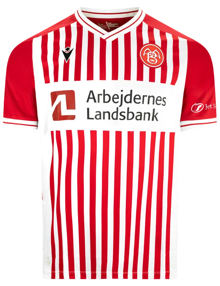 Men's AaB Fodbold 2025/26 Home Shirt