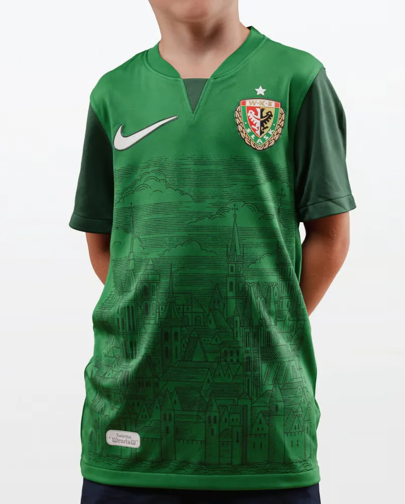 Kid's Śląsk Wrocław 2024/25 Home Shirt