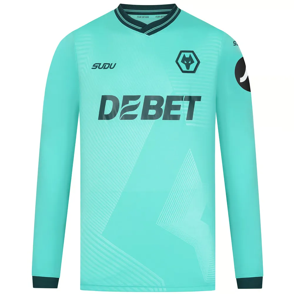 Kid's Wolverhampton Wanderers 2025/26 Away Long Sleeve Shirt