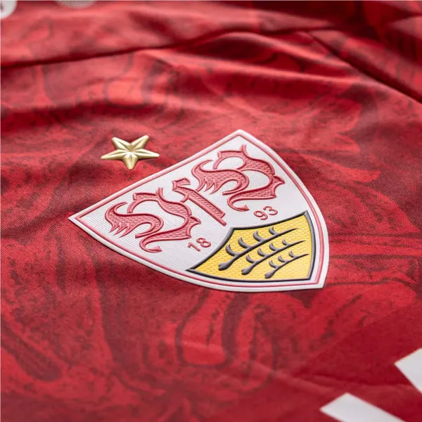 Kid's VfB Stuttgart 2025/26 Away Long Sleeve Shirt - Image 2