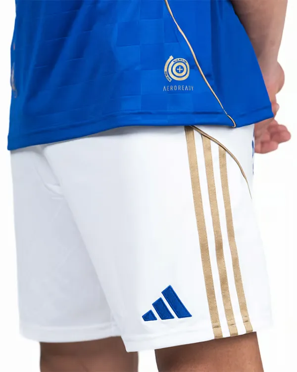 Kid's Real Oviedo 2025/26 Home Shorts - Image 2