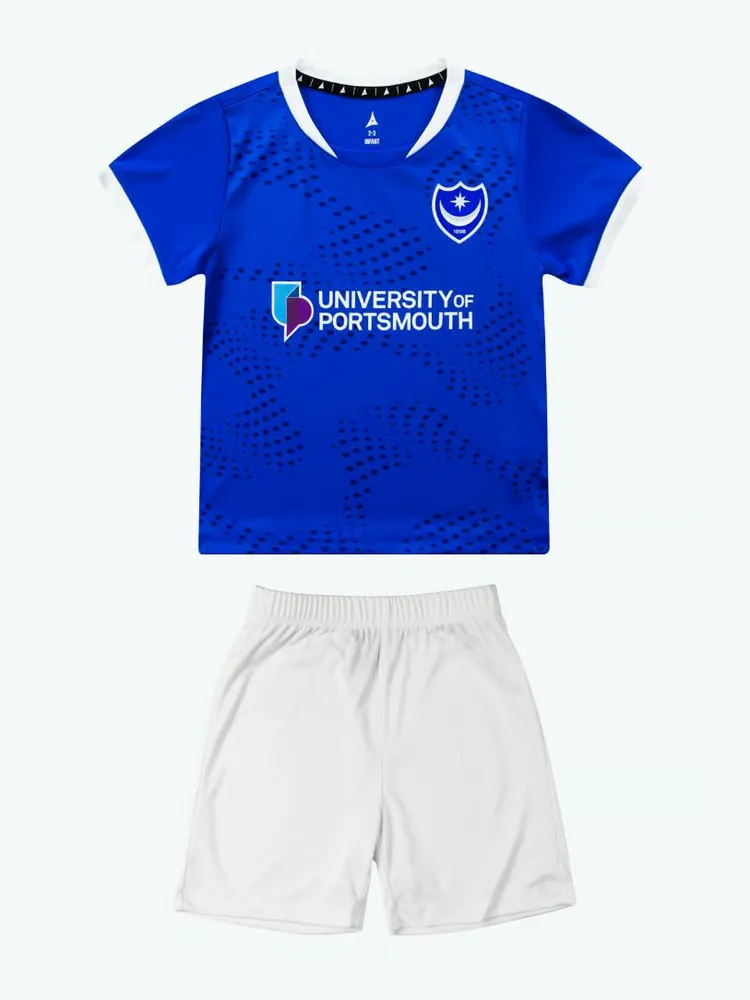 Kid's Portsmouth 2025/26 Home Kit