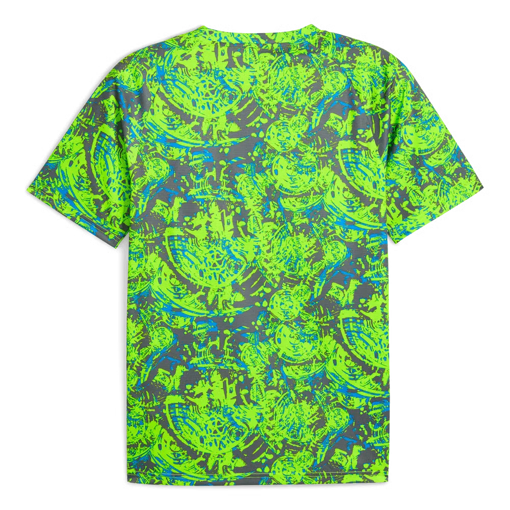 Kid's Manchester City 2025/26 Third Pre Match Shirt - Green - Image 2