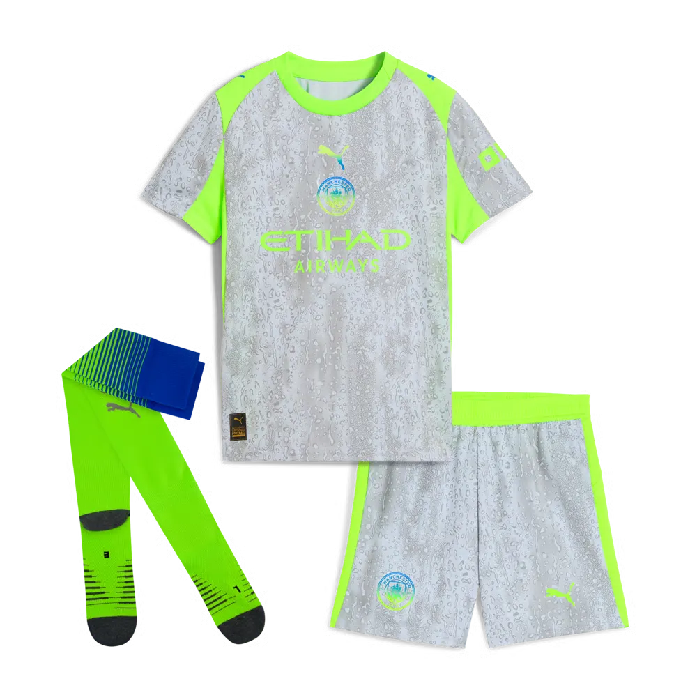 Kid's Manchester City 2025/26 Third Kit