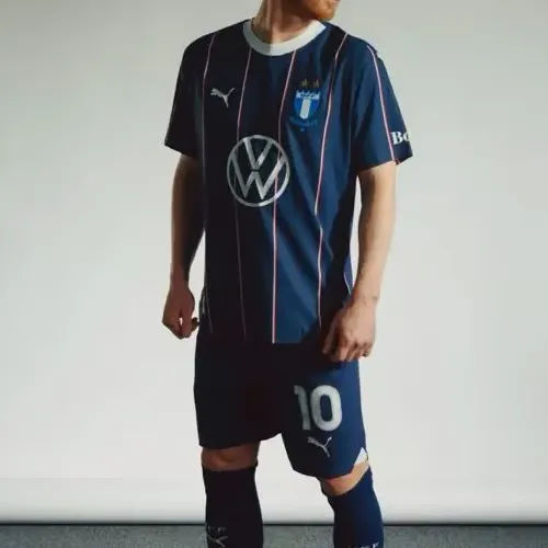 Kid's Malmö FF 2024 Away Shorts - Blue