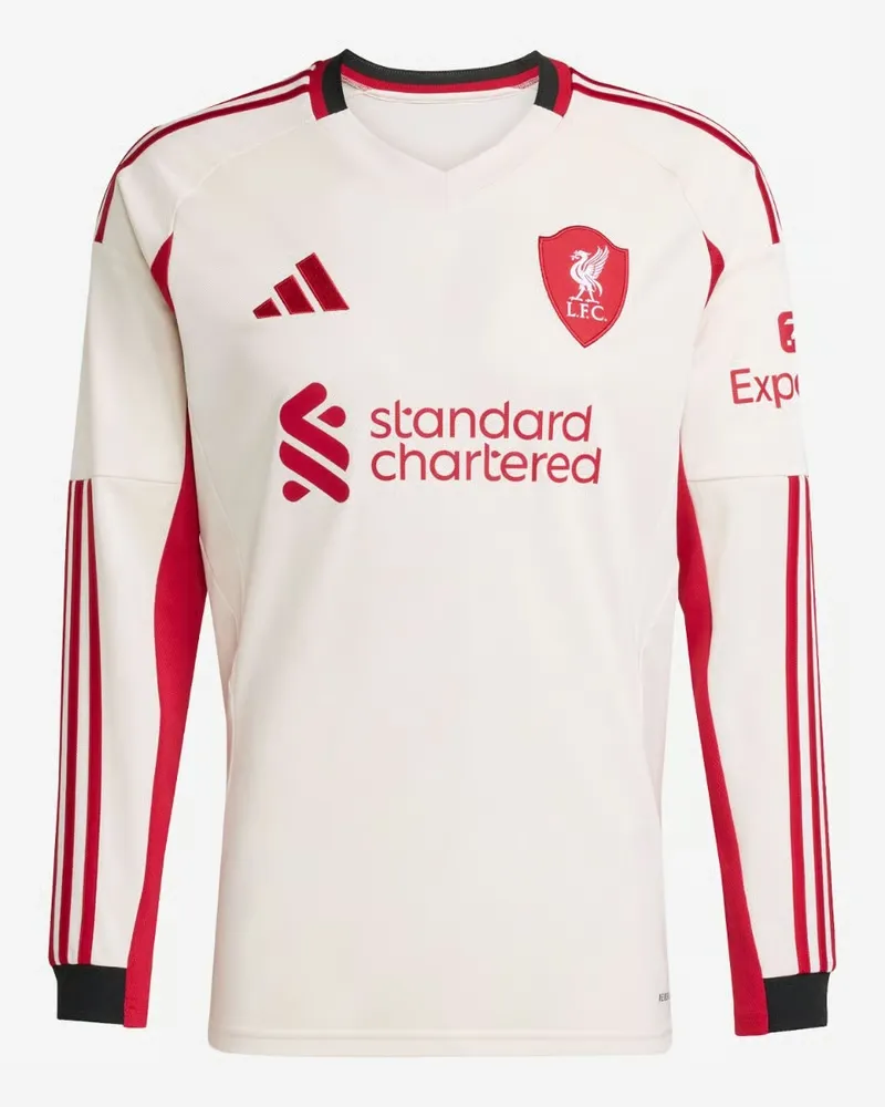 Kid's Liverpool 2025/26 Away Long Sleeve Shirt