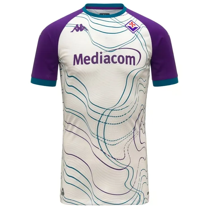Kid's Fiorentina 2025/26 Third Prematch Shirt - White
