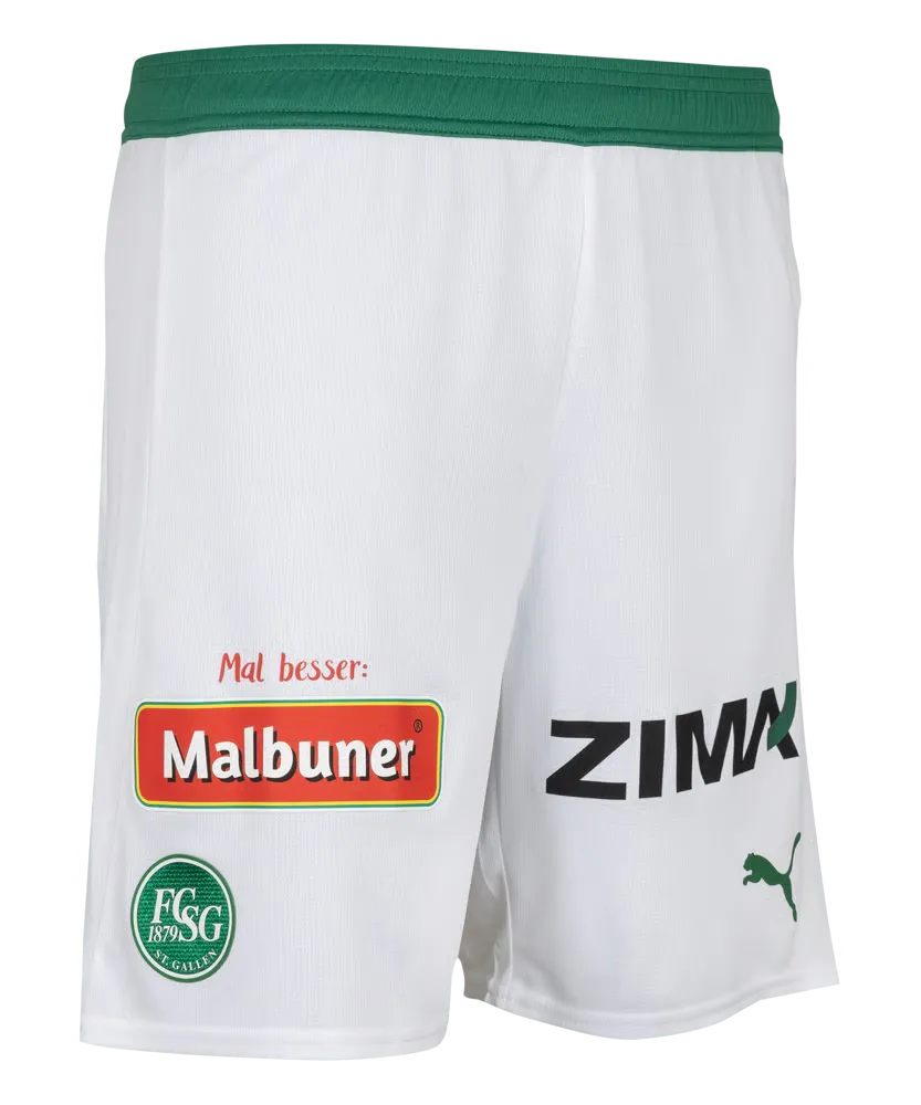 Kid's FC St. Gallen 1879 2025/26 Home Shorts