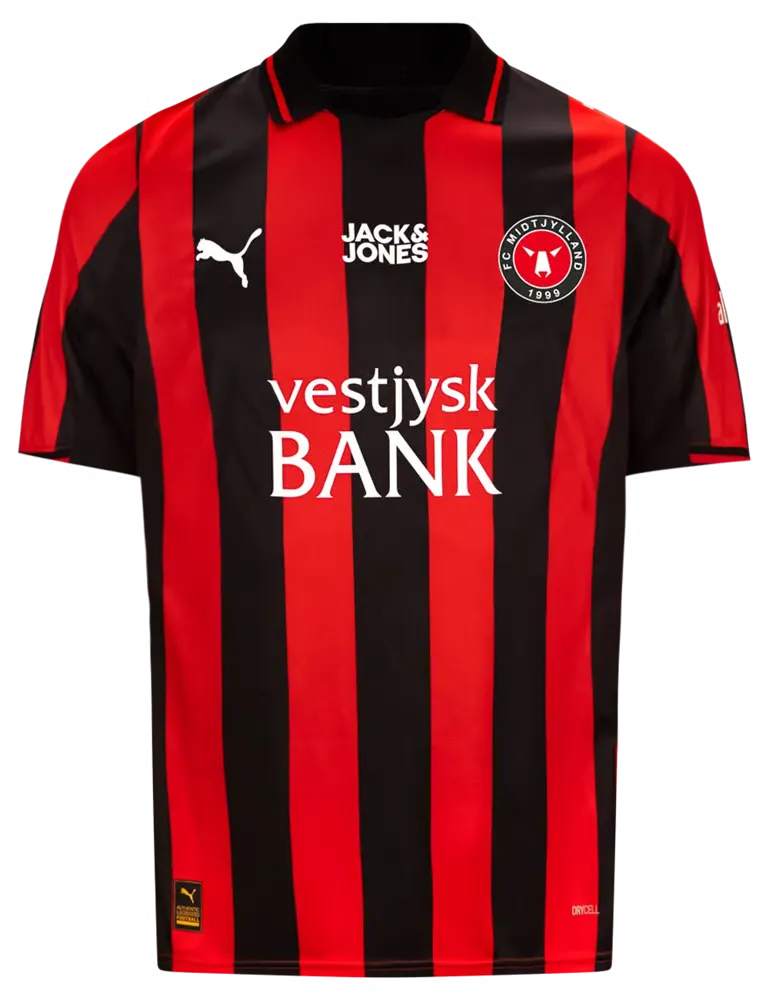 Kid's FC Midtjylland 2025/26 Home Shirt