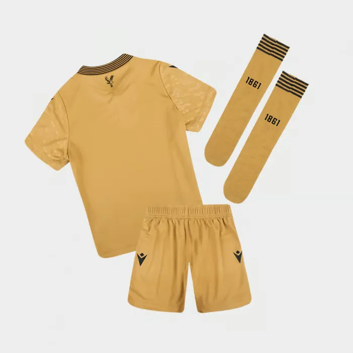 Kid's Crystal Palace 2025/26 Third Eagle Gold Kit - Image 2
