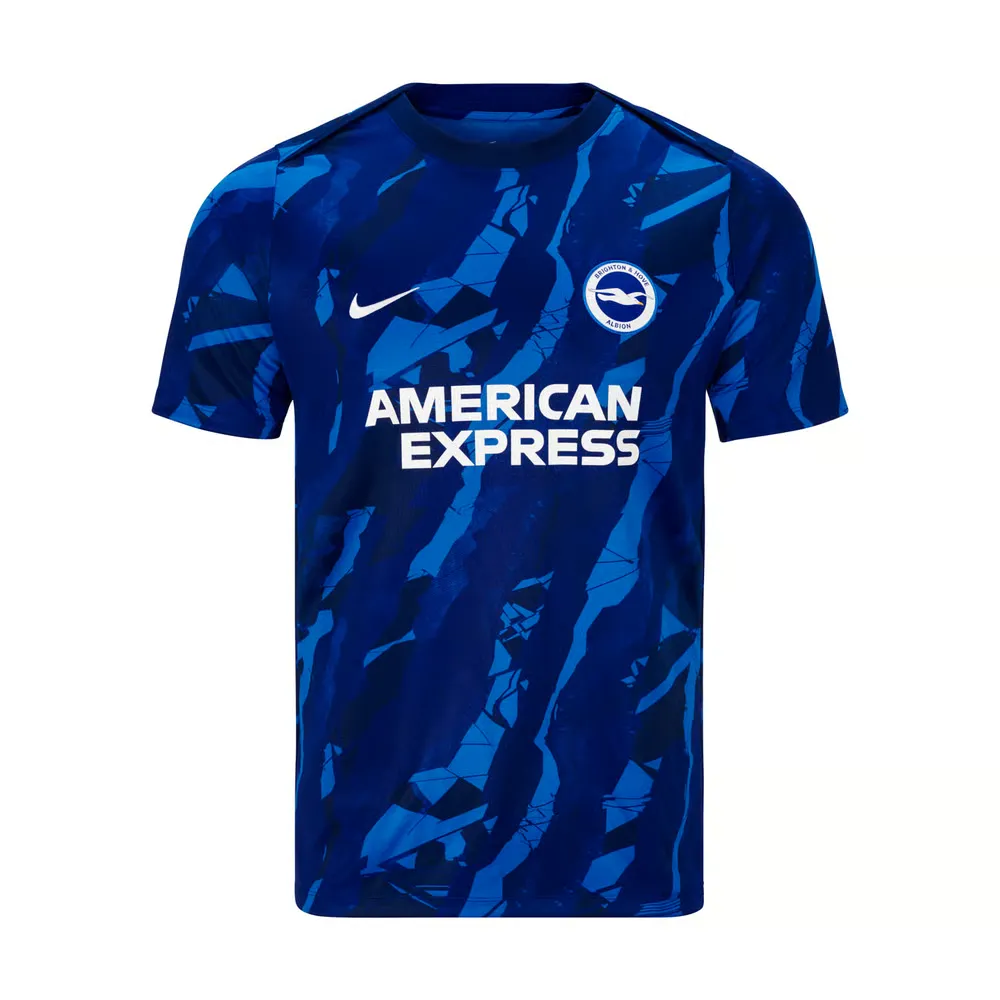 Kid's Brighton & Hove Albion 2025/26 Home Warm Up Shirt